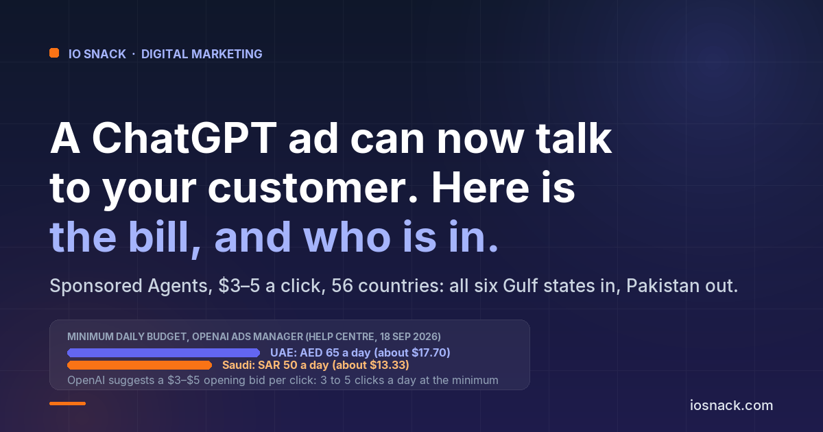 ChatGPT Ads Now Let Customers Talk to Your Business Inside the Chat. Here Is What It Costs, Where It Works and Who Should Buy In First