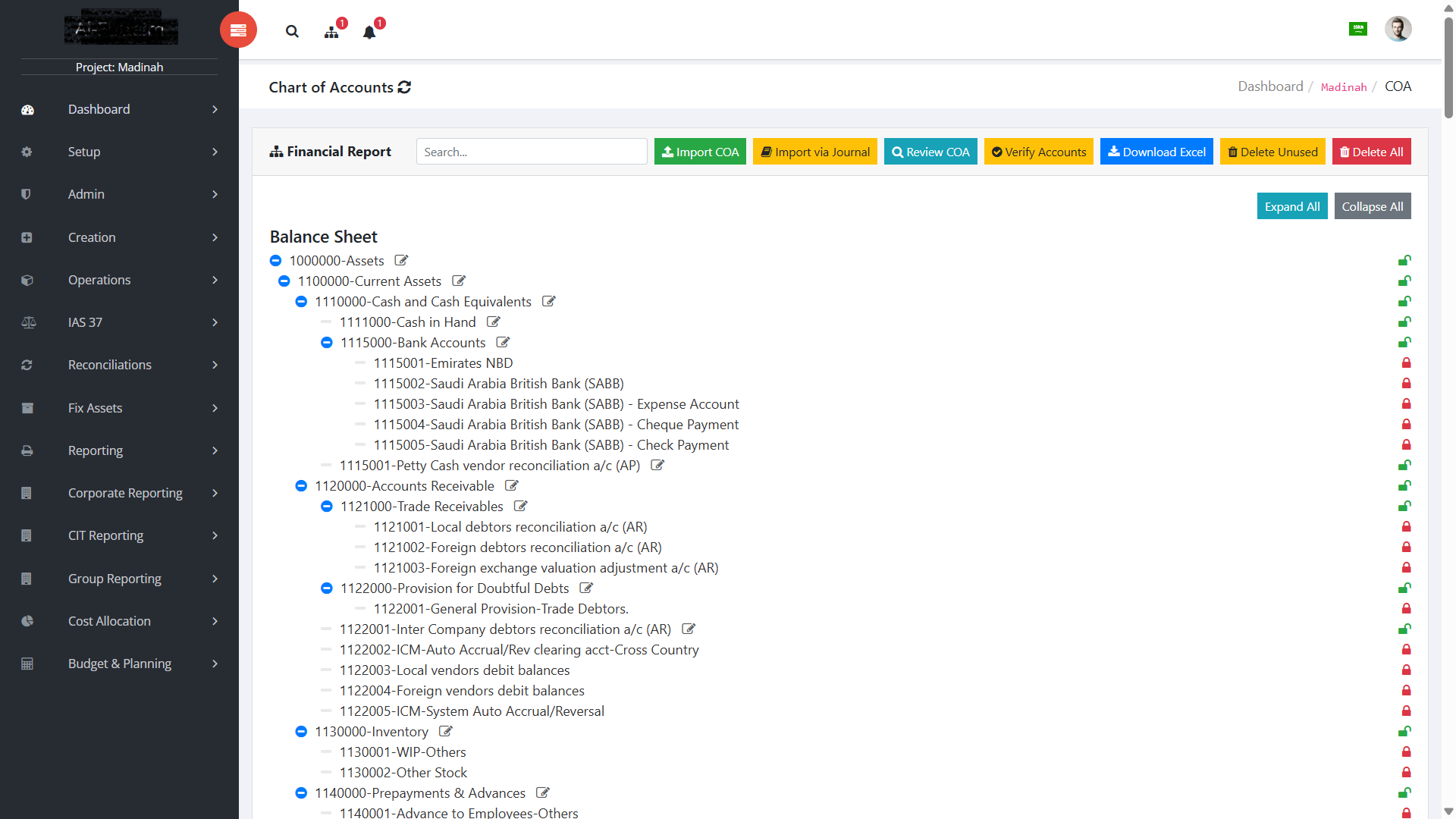 HUMAN-AI-Z — Hierarchical ledger with dual-currency, recurring vouchers and forensic audit — Screenshot 1